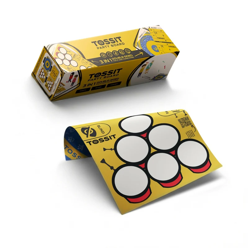 TOSSIT Party Board 3 IN 1 Games