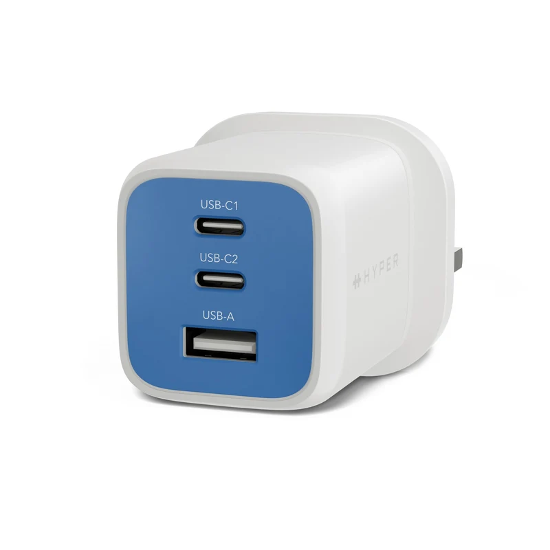 Cargador HyperJuice Flex de 65 W con GaN - Azul (UE)