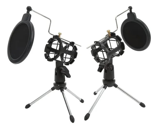 Trípode Con Soporte Para Micrófono Y Antipop