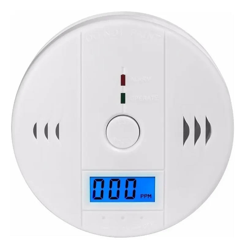 Alarma Detector Monóxido De Carbono Digital
