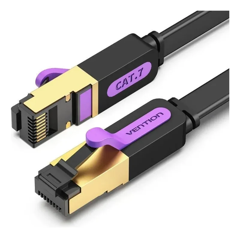 Cable De Red Ethernet Flat Cat.7 Utp Plano 3 mts