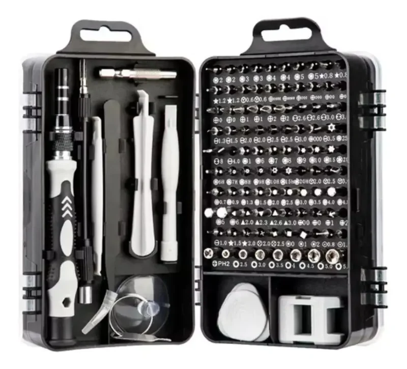 Kit Herramientas Reparación De Celulares 115 En 1 Antidesliz