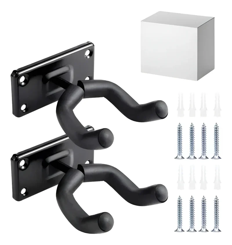Soporte De Pared Para Guitarra -bajo - Vertical | 2 Unidades