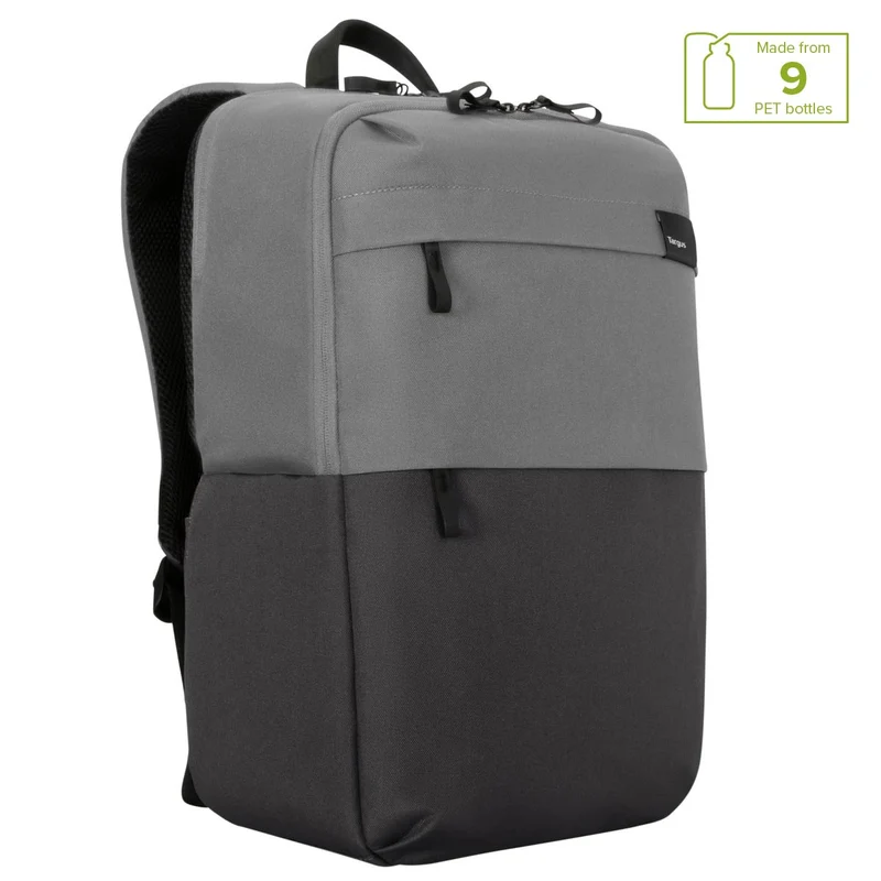 Mochila de viaje Sagano™ EcoSmart® de 16" - Negra/Gris