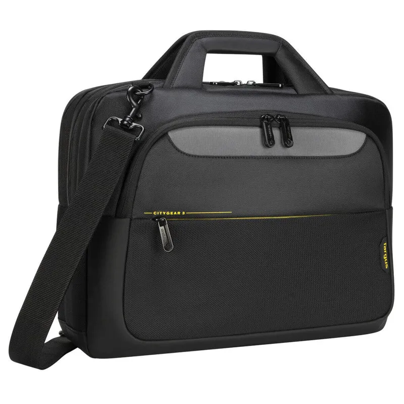 Maletín para portátil de entre 15 y 17,3 pulgadas con cierre superior CityGear - Negro