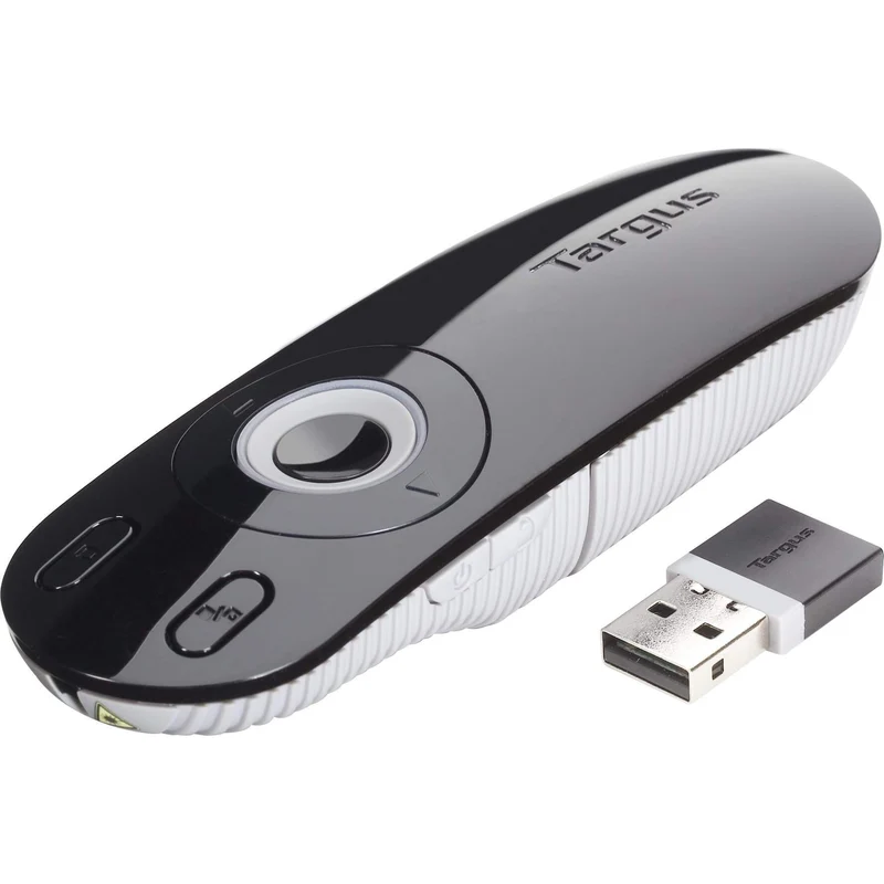 Presentador con control remoto y laser