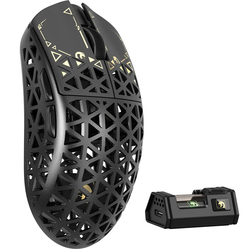 MAMBASNAKE M5 Ultra Carbon Fiber Wireless Gaming Mouse 8Khz with PAW3950MAX