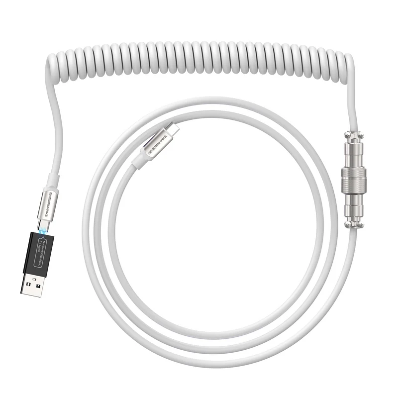 MAMBASNAKE C04C Coiled Keyboard Cable