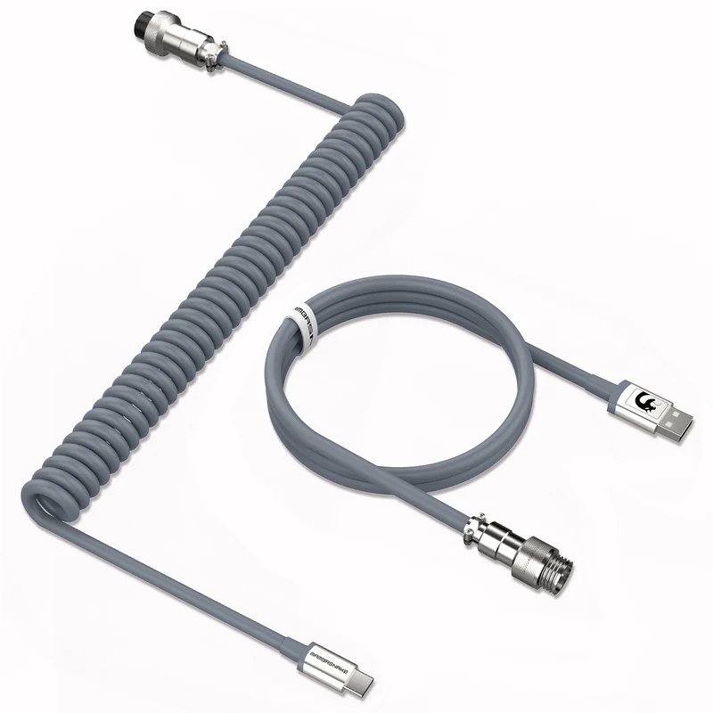 MAMBASNAKE C01 Coiled Keyboard Cable