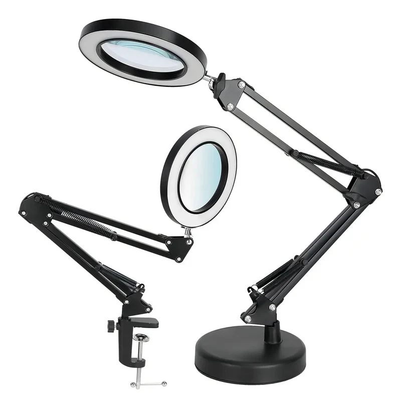 Lampara led con lupa