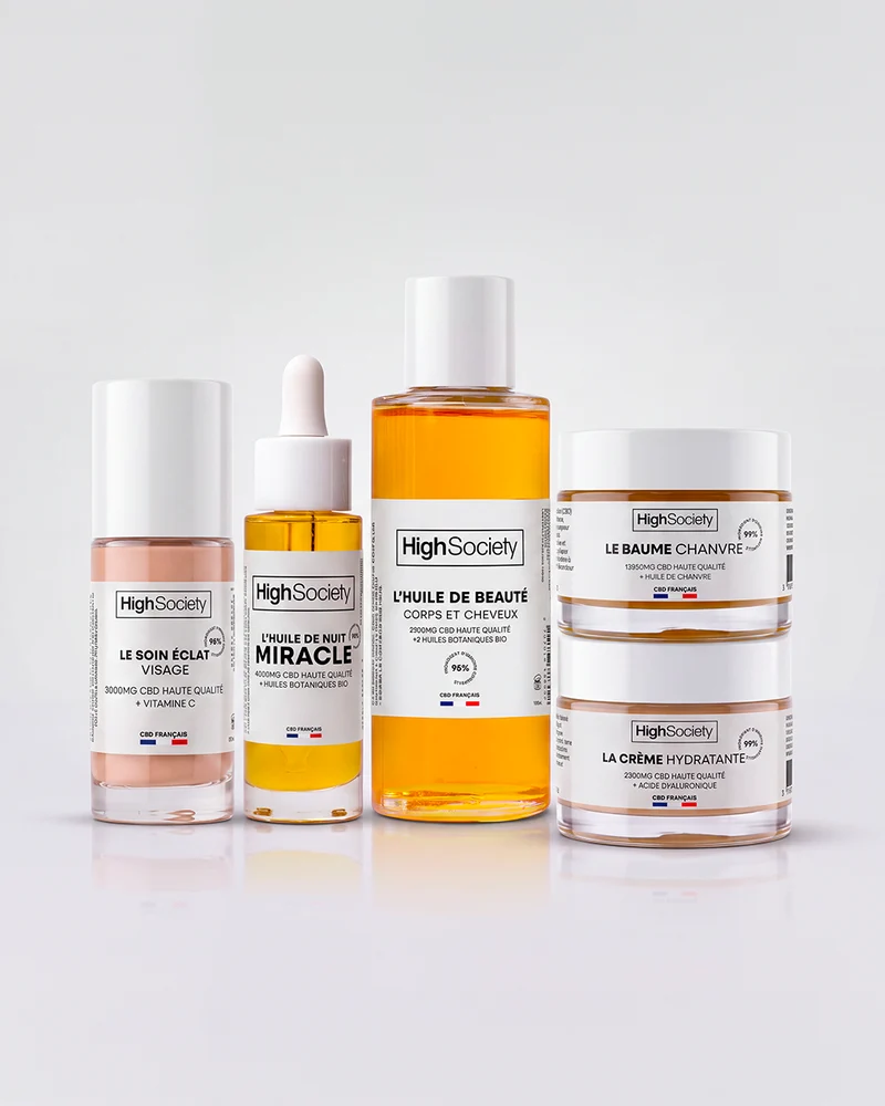 Pack de prueba de cosméticos con CBD