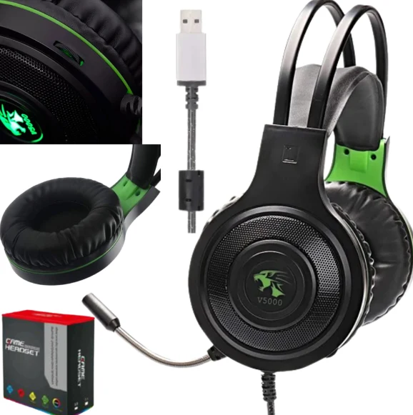 Auriculares Gamer USB V5000