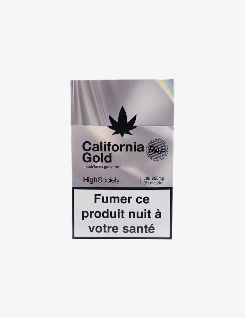 Paquete de 20 cigarrillos RAF California Gold