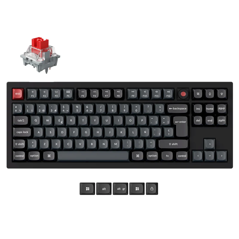 Teclado Mecánico Personalizado por Cable Keychron V3 8K QMK - Colección Distribución ISO