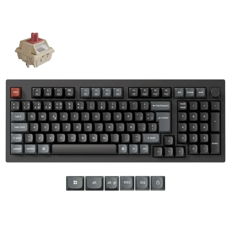 Teclado Mecánico Personalizado Inalámbrico Keychron V5 Ultra 8K - Colección Distribución ISO