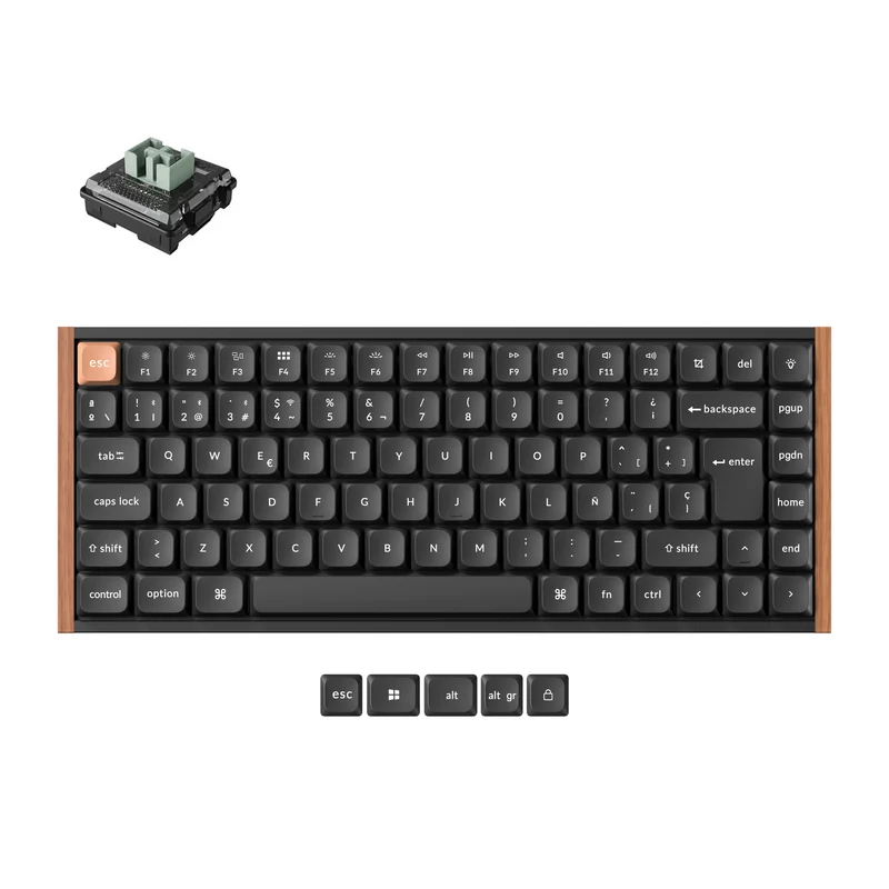 Teclado Personalizado Inalámbrico con interruptores Magnéticos Keychron K3 HE - Colección de Distribución ISO