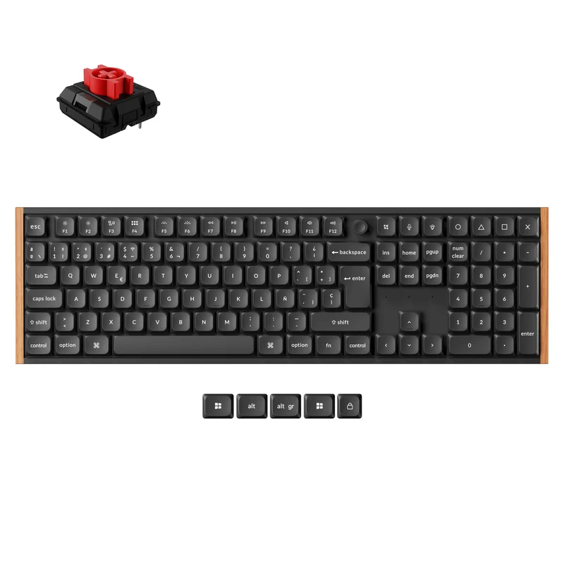 Teclado Mecánico Personalizado Inalámbrico Keychron K5 Ultra 8K - Colección de Distribución ISO