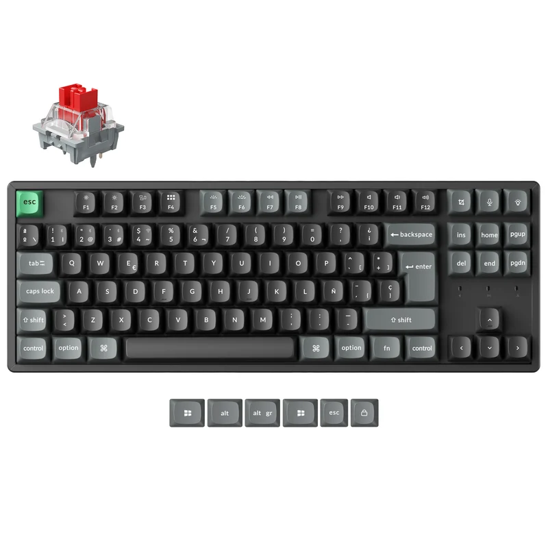 Teclado Mecánico Personalizado Inalámbrico Keychron K8 Ultra 8K - Colección de Distribución ISO