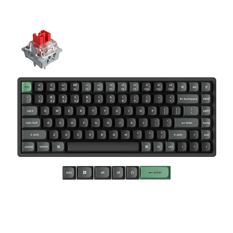Teclado Mecánico Personalizado Inalámbrico Keychron K2 Ultra 8K (Distribución ANSI de EE. UU.)