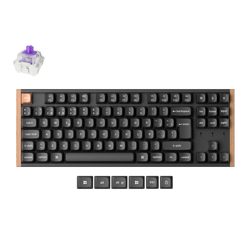 Teclado Personalizado Inalámbrico con interruptores Magnéticos Keychron K8 HE - Colección de Distribución ISO