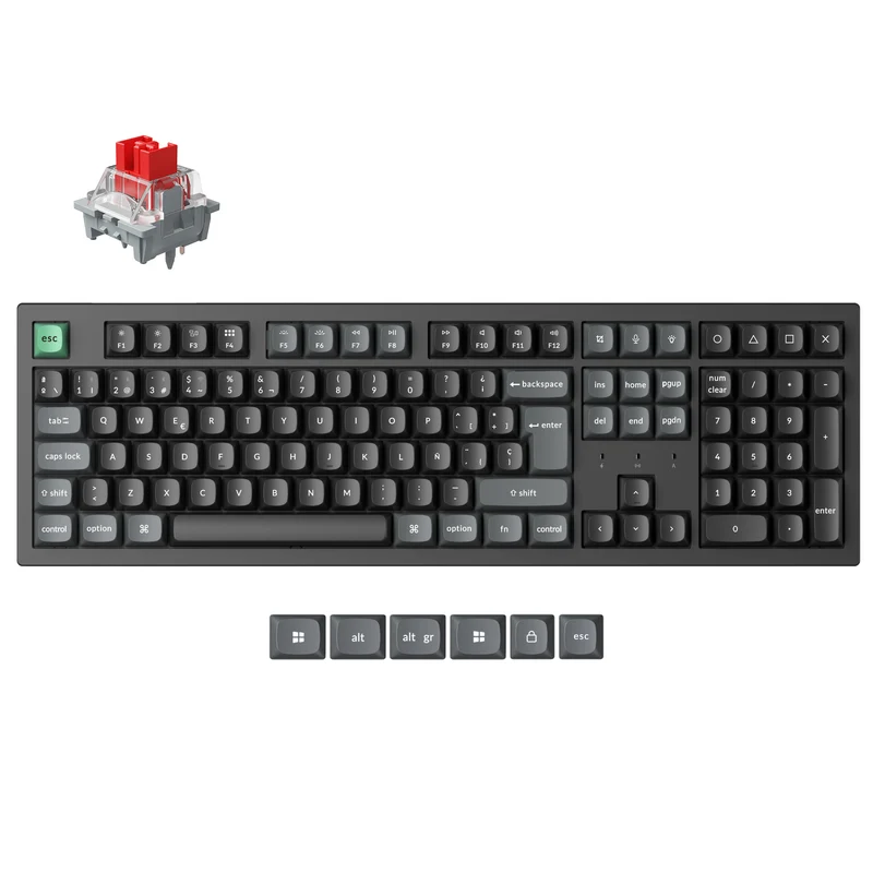 Teclado Mecánico Personalizado Inalámbrico Keychron K10 Ultra 8K - Colección de Distribución ISO