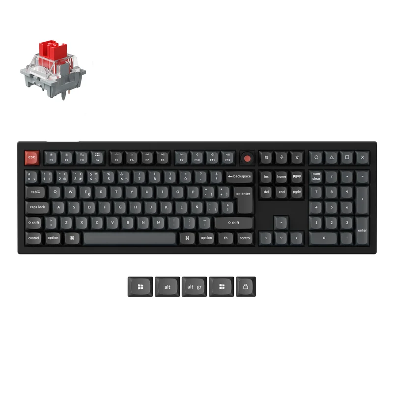 Teclado Mecánico Personalizado por Cable Keychron V6 8K QMK - Colección Distribución ISO