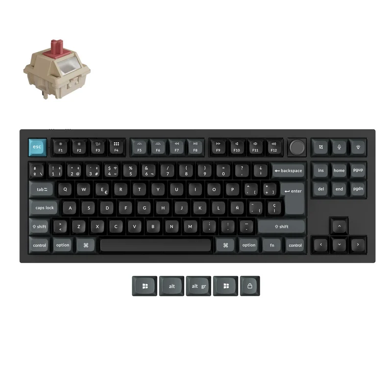 Teclado Mecánico Personalizado Inalámbrico Keychron Q3 Ultra 8K - Colección Distribución ISO