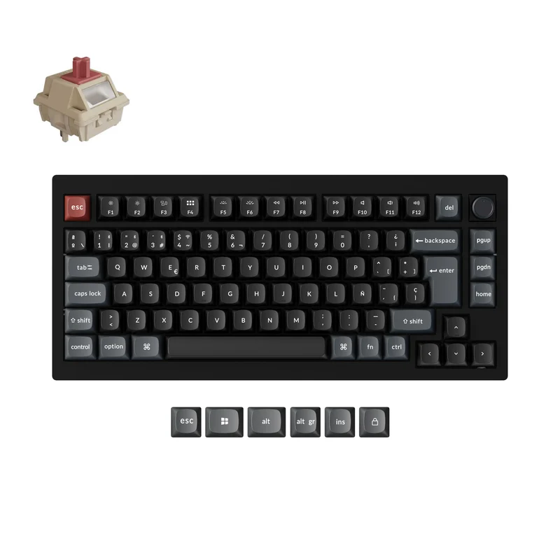 Teclado Mecánico Personalizado Inalámbrico Keychron V1 Ultra 8K - Colección Distribución ISO