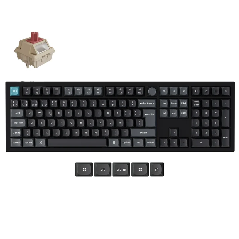 Teclado Mecánico Personalizado Inalámbrico Keychron Q6 Ultra 8K - Colección Distribución ISO