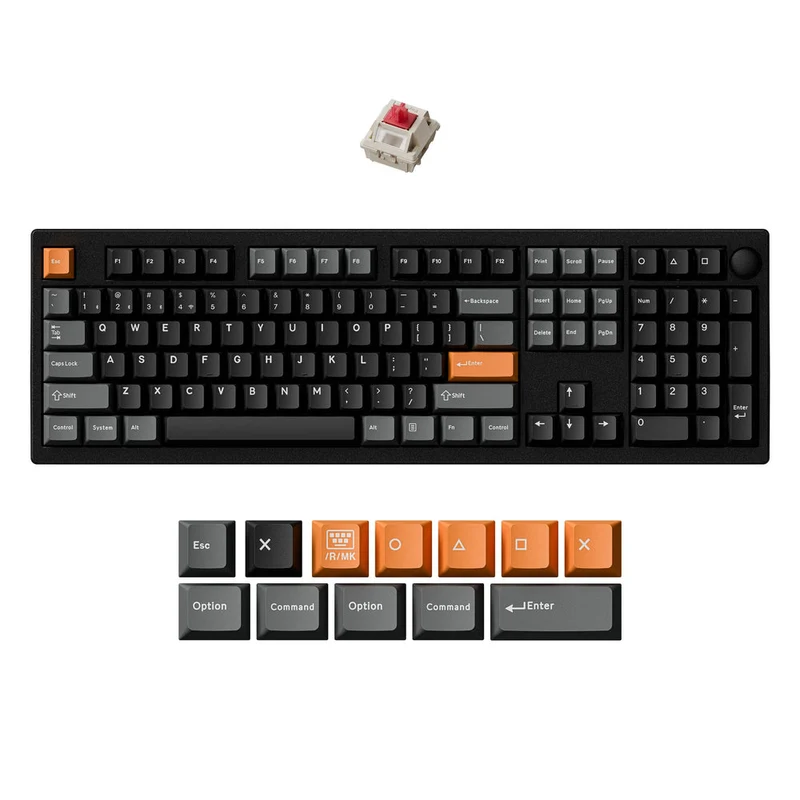 Teclado Mecánico Personalizado Inalámbrico Keychron P6 Ultra 8K (Layout US ANSI)