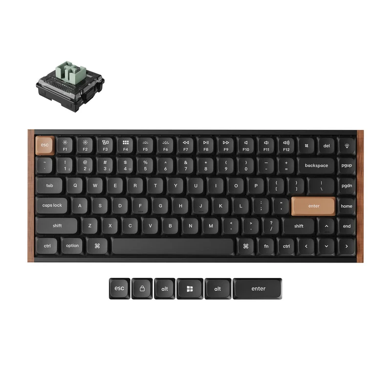 Teclado Personalizado Inalámbrico con interruptores Magnéticos Keychron K3 HE (Distribución US ANSI)