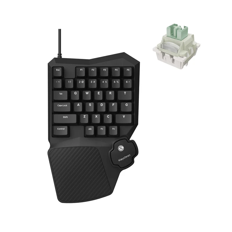 Teclado Gaming Keychron C0 HE con Cable, de Una Mano y Switch Magnético