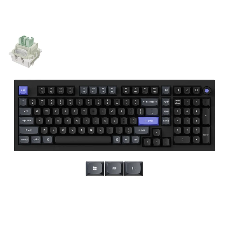 Teclado mecánico personalizado con cable e interruptores magnéticos Keychron Q5 HE 8K (Distribución ANSI de EE. UU.)