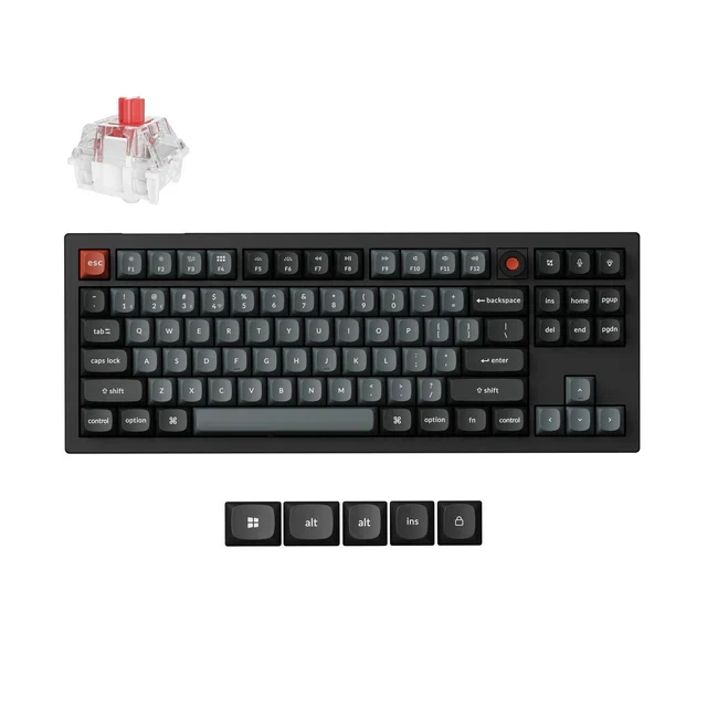 Teclado Mecánico Personalizado con Cable Keychron V3 8K QMK (Distribución ANSI de EE. UU.)