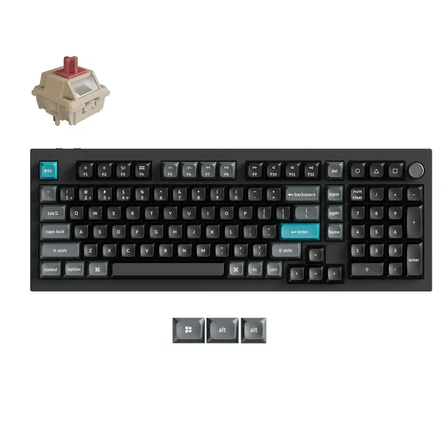 Teclado Mecánico Personalizado Inalámbrico Keychron Q5 Ultra 8K (Distribución ANSI de EE. UU.)