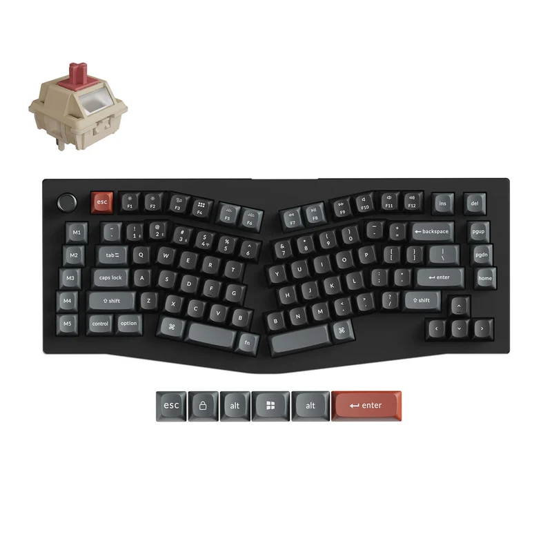 Teclado Mecánico Personalizado Inalámbrico Keychron V10 Ultra 8K (Distribución ANSI de EE. UU.)