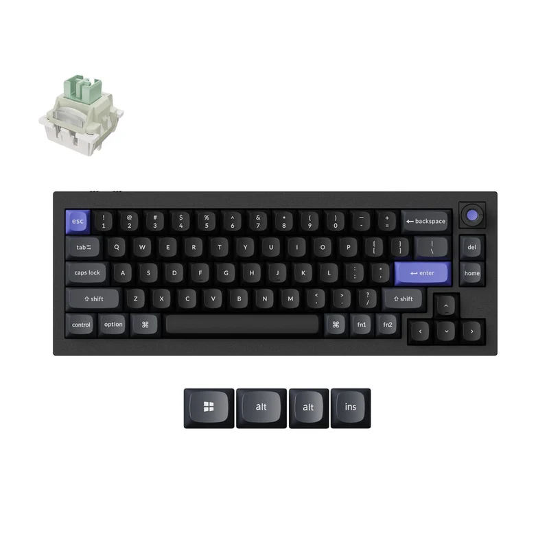 Teclado magnético con Switch cableado Keychron Q2 HE 8K (Distribución ANSI de EE. UU.)