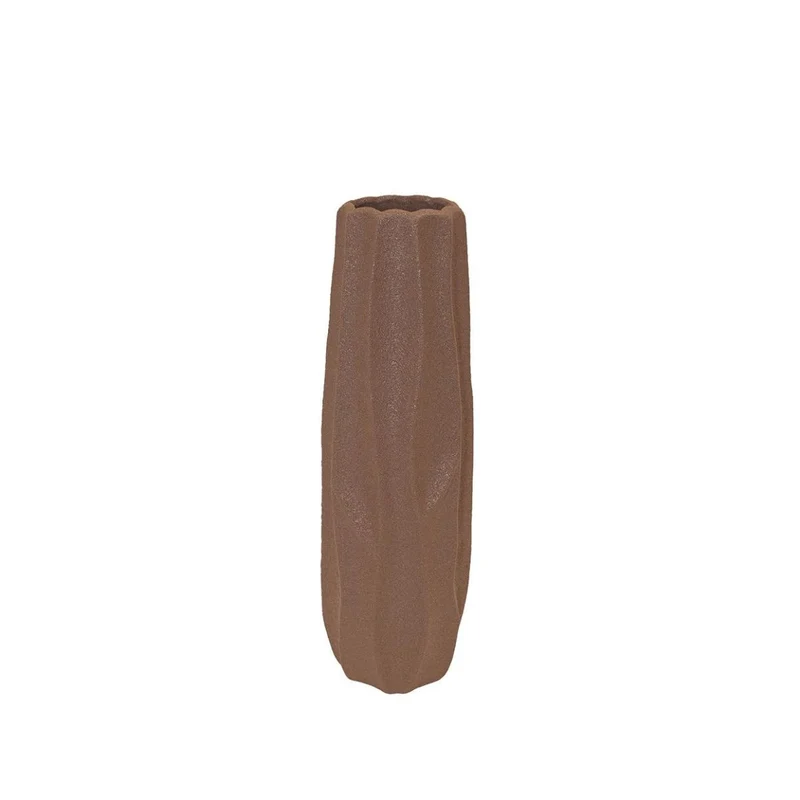 Jarrón de cerámica terracota Nantes Ø15x49 cm