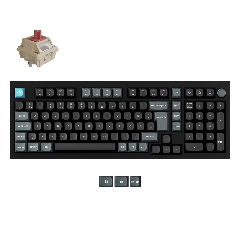 Teclado mecánico inalámbrico personalizado Keychron Q5 Ultra 8K con Layout ISO