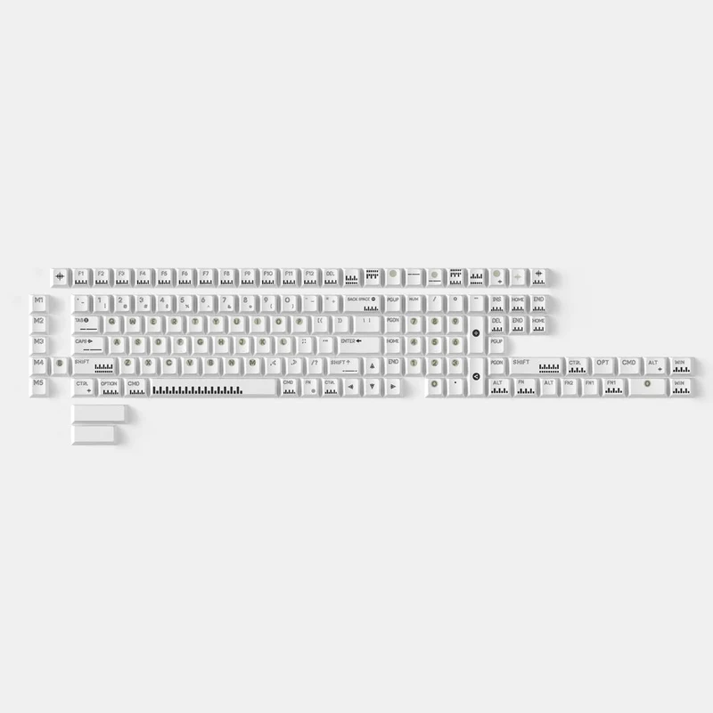 Clásico Piano - Perfil Cherry Dye-Sub PBT Juego Completo de Keycaps