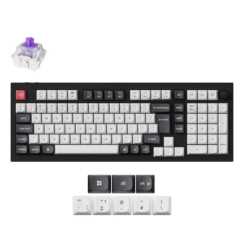 Teclado Personalizado Inalámbrico Keychron Q5 HE QMK - Colección Distribución ISO