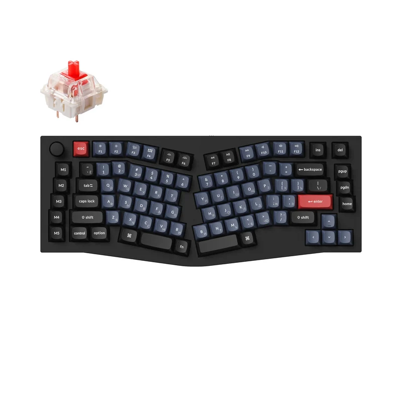 Teclado Mecánico Personalizado QMK Keychron Q10 (Distribución Alice) (Distribución Rusa RU)