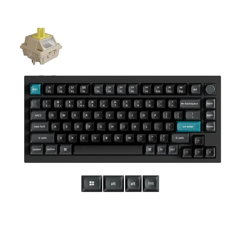 Teclado Mecánico Personalizado Inalámbrico Keychron Q1 Ultra 8K (Distribución ANSI de EE. UU.)