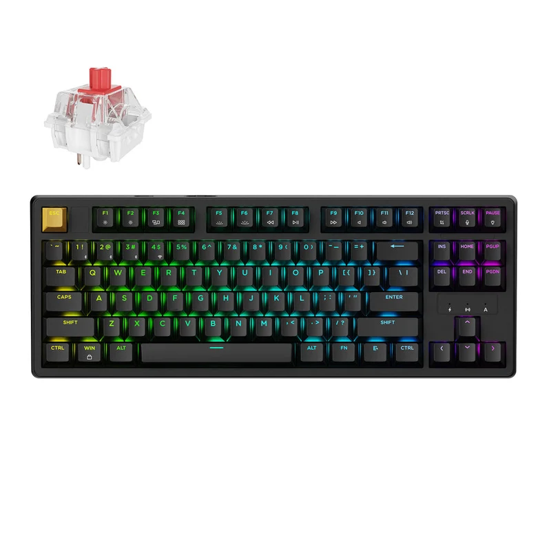 Teclado mecánico inalámbrico Keychron J4 QMK (Distribución ANSI de EE. UU.)