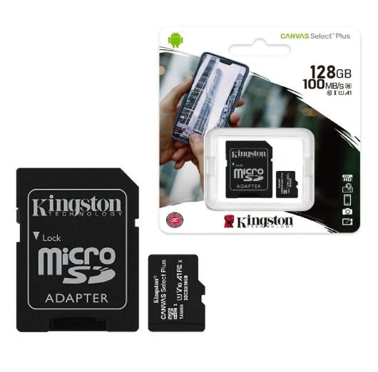 Memoria Micro SD Kingston Select Plus, 128GB