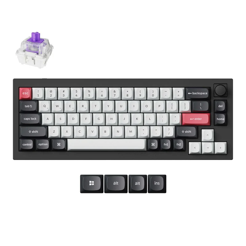 Teclado Personalizado Inalámbrico Keychron Q2 HE QMK (Distribución ANSI de EE. UU.)