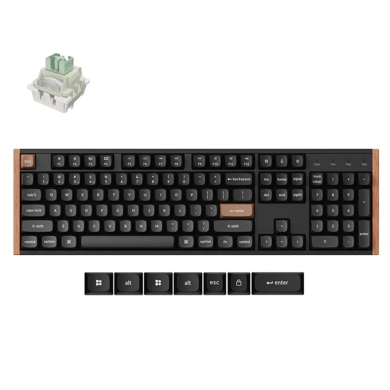 Teclado Personalizado Inalámbrico con interruptores Magnéticos Keychron K10 HE (Distribución US ANSI)