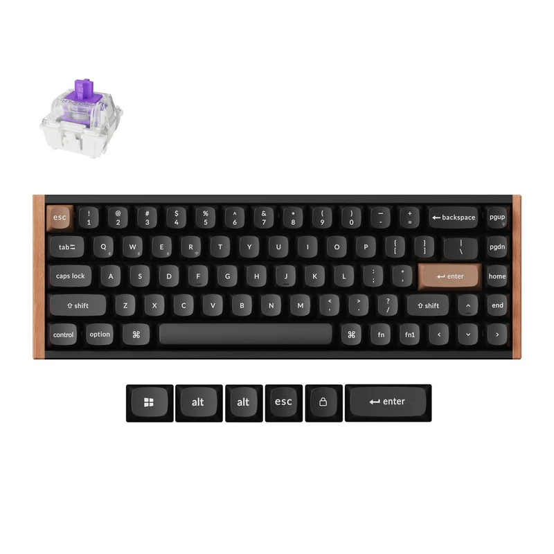 Teclado Personalizado Inalámbrico con interruptores Magnéticos Keychron K6 HE (Distribución US ANSI)