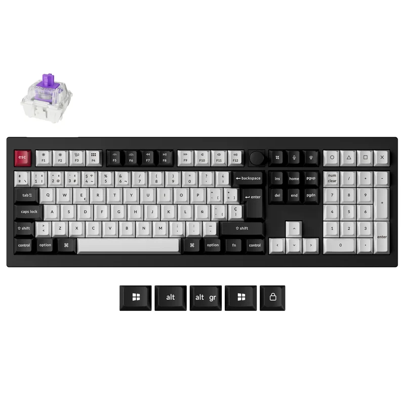Teclado Personalizado Inalámbrico Keychron Q6 HE QMK - Colección Distribución ISO