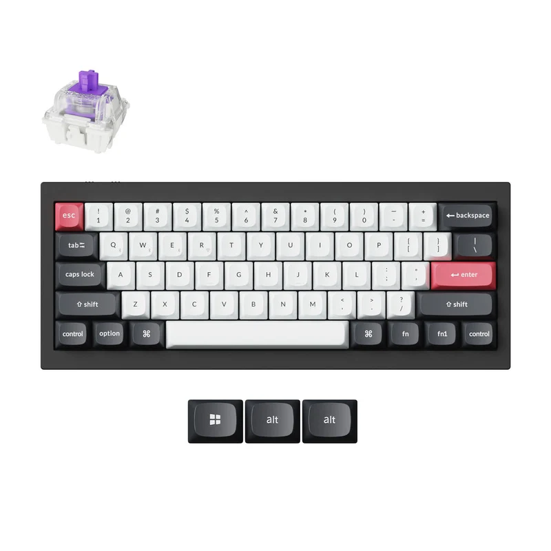 Teclado Personalizado Inalámbrico Keychron Q4 HE QMK (Distribución ANSI de EE. UU.)